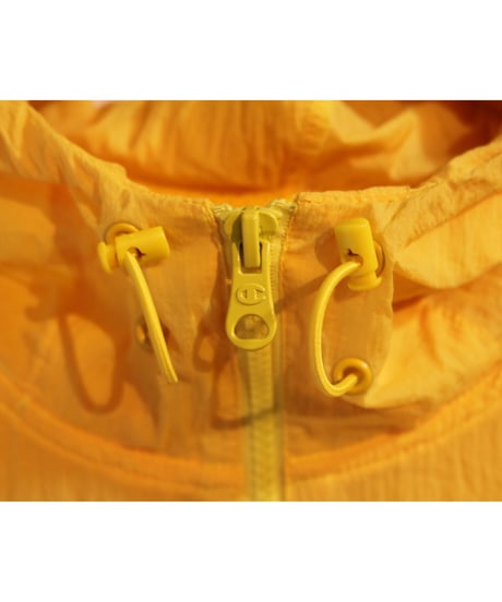 【古着】CHAMPION NYLON PULLOVER Yellow Size L