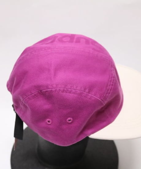 supreme 2017SS TONE TWILL TOP PANEL CAMP CAP MAGENDA