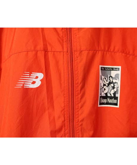 【古着】CHICAGO MARATHON NEW BALANCE NYLON JACKET Orange Size L