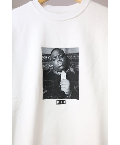 KITH x The Notorious B.I.G Mo Problems Sweatshirt White Size S