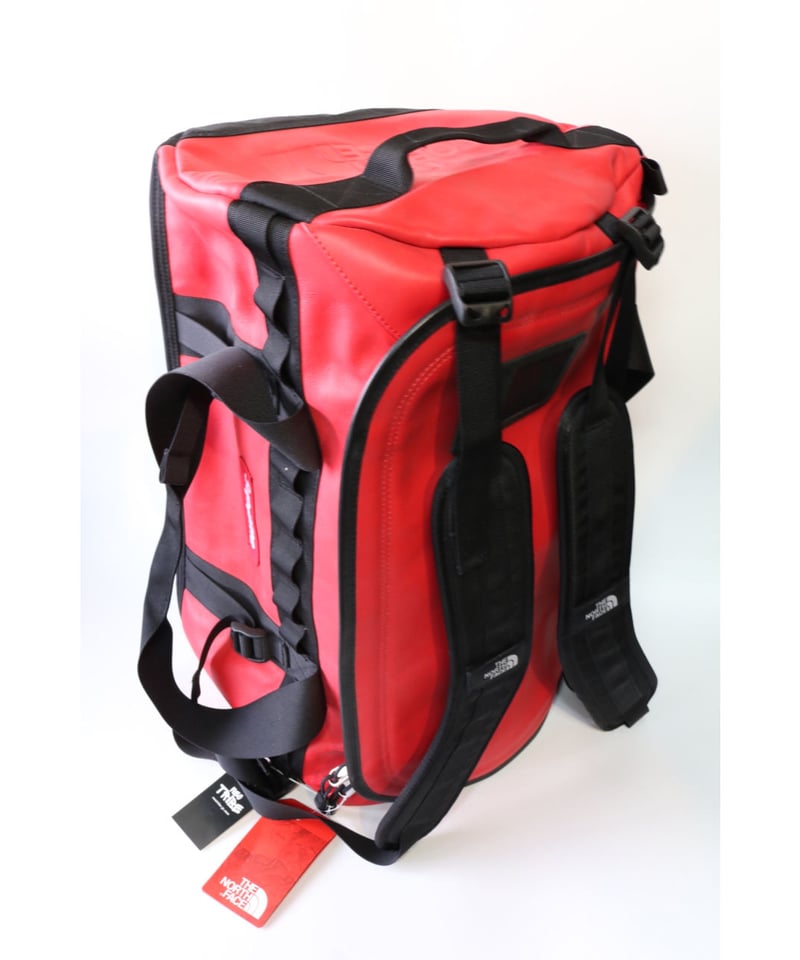 SUPREME x THE NORTH FACE LEATHER BOSTON BAG RED SUPREME x THE NORTH FACE LEATHER BOSTON BAG RED