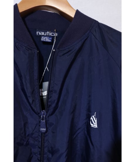 【古着】NAUTICA NYLON JACKET NAVY Size L