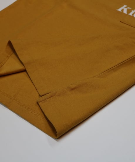 KITH serif quinn pocket tee golden orange S size