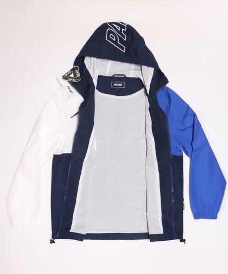 PALACE Skateboads Running Jacket Navy×Blue×White <L>