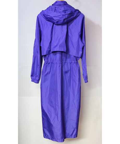 【古着】WOOLRICH WOMAN NYLON COAT Purple/Yellow Size M