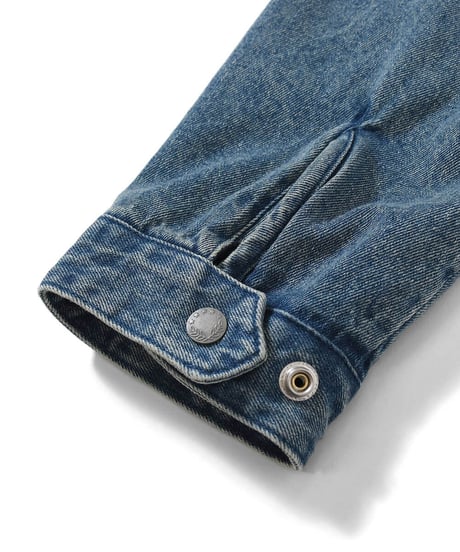 LFYT LF LOGO WASHED DENIM COACH コーチジャケット JACKET BLUE ブルー