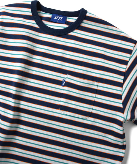 LFYT エルエフワイティー MULTI STRIPED POCKET TEE 半袖 Tシャツ WHITE ホワイト Size XXL