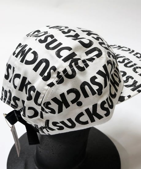 supreme 2017SS SUCK CAMP CAP WHITE