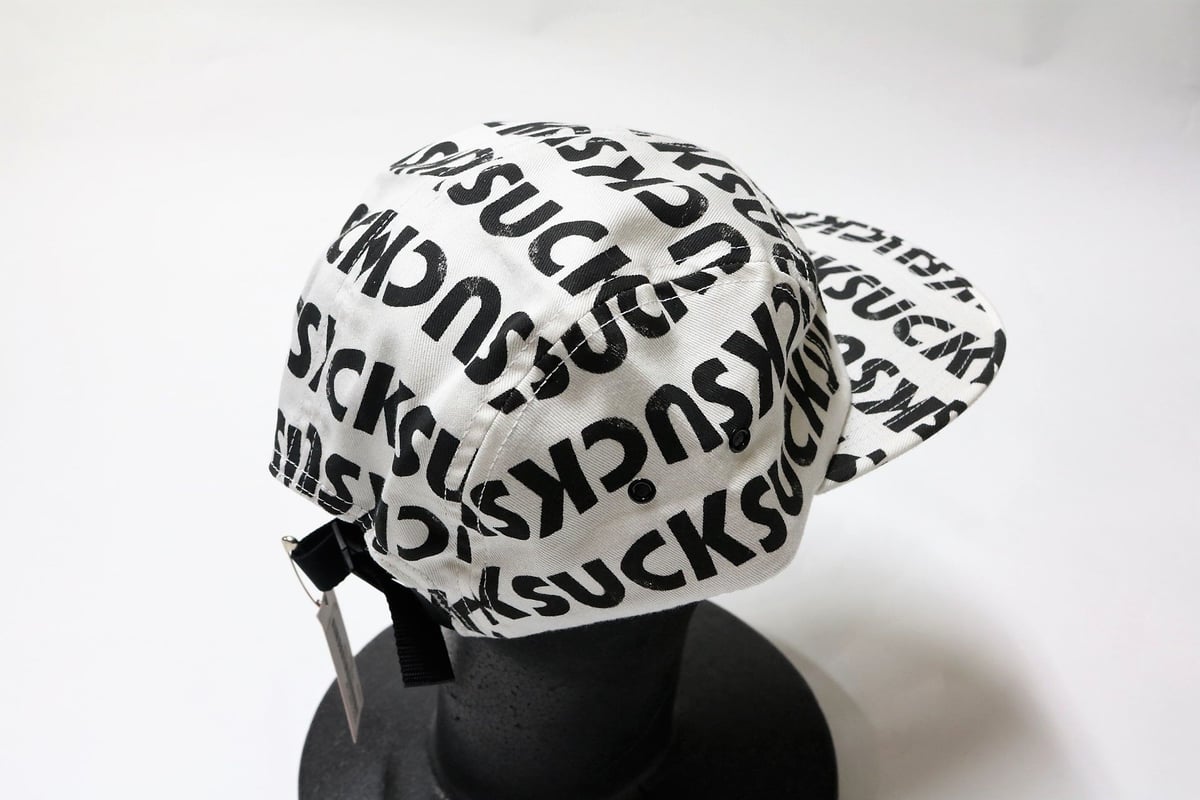 supreme 2017SS SUCK CAMP CAP WHITE | NEO TRIBE