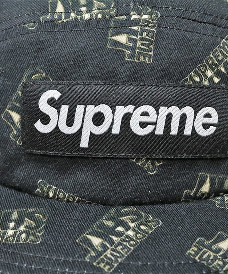 supreme 2017SS SHIT CAMP CAP BLACK
