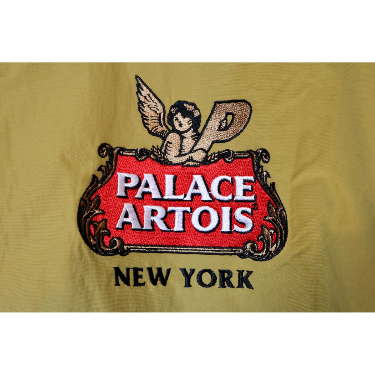 PALACE x STELLA ARTOIS COACH JACKET Yellow Siz