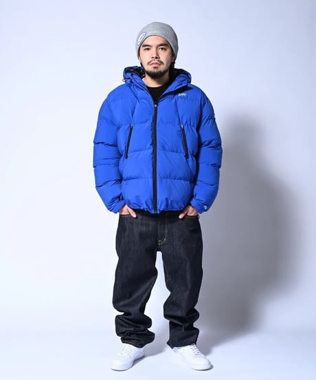 LFYT X-TREAM LOGO PUFFER JACKET BLUE Size L