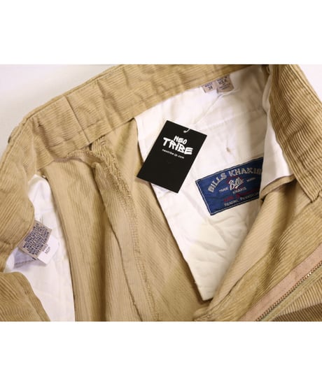 【古着】BILLS KHAKIS CORDUROY CHINO PANTS Beige Size W34