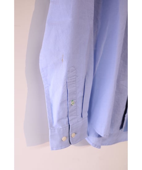 【古着】TOMMY HILFIGER BANNER BD SHIRTS Light Blue Size M