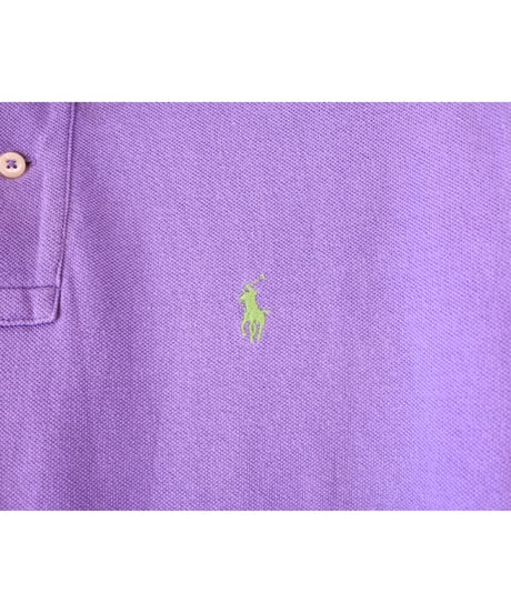 【古着】POLO RALPH LAUREN POLO SHIRT Purple Size XL