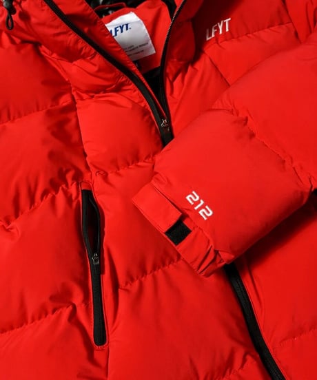 LFYT X-TREAM LOGO PUFFER JACKET RED Size XL
