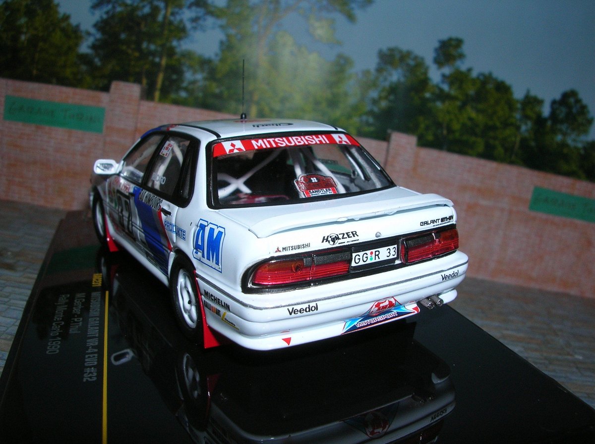 iXO イクソ　三菱　ギャラン　VR-4 #5 ラリー　1/43 ixo (イクソ) 1/43 三菱 ギャラン VR-4 1990年RACラリー 2位 #9