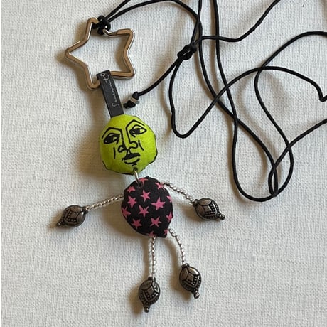 アンドロイド　ペンダント　キーホルダー   グリーン