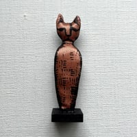 猫のミイラ　ブローチ　ブロンズ