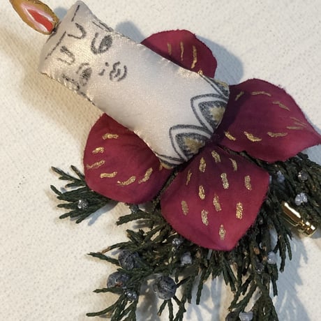 クリスマス限定ブローチ　キャンドルの妖精