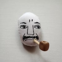 パイプをくわえた男