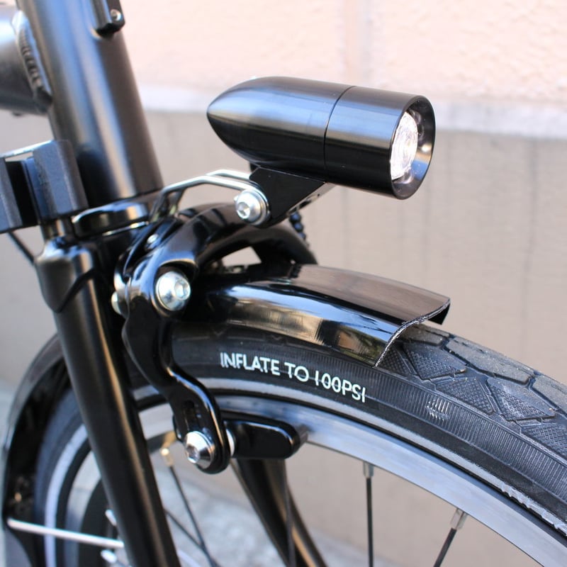 Bullet Lighting ブラック for BROMPTON | WADACYCLE Bullet Lighting ブラック for BROMPTON | WADACYCLE