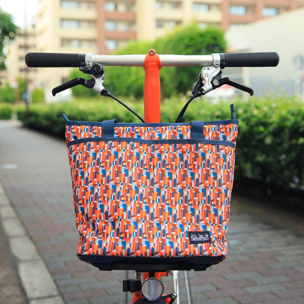 BROMPTON Tote Bag 9L [Liberty-Orange Multi]