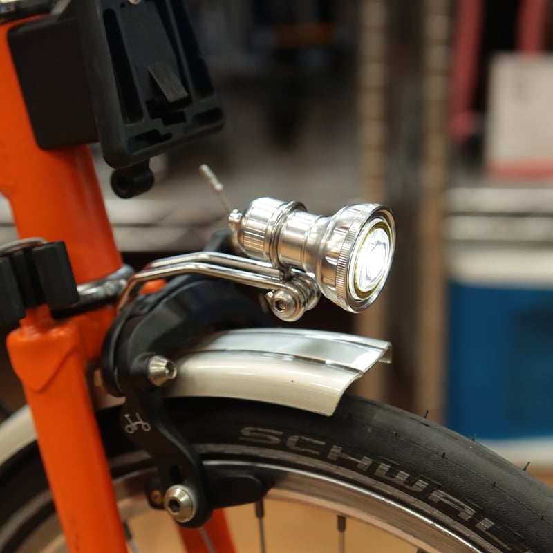 ブロンプトン用センターフォークステー [SS-03] シルバー