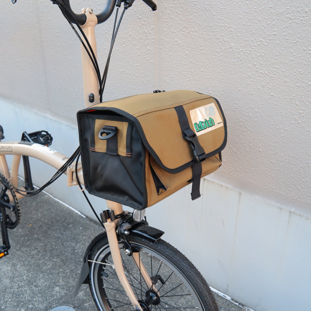 BROMPTON 車体装着フロントバッグ ブラウン マルチフロントバッグ コーデュラBW | WADACYCLE online store