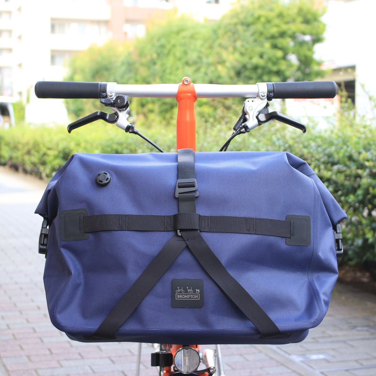 BROMPTON Roll Top Waterproof Bag 25L [Navy]