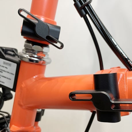 Alumnium Hinge Clamp And Rear Frame Clip set for BROMPTON