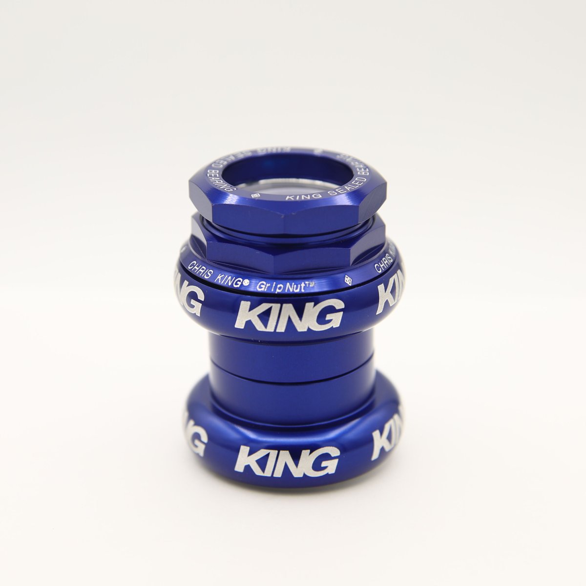 Chris King GripNut 1-1/8 [Blue] | WADACYCLE onl