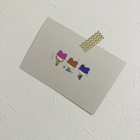ばぶきいずポストカード