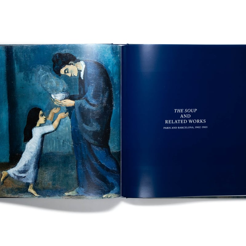 ピカソ(PICASSO)【筆を休めてもの想いにふける男】、高級画集画