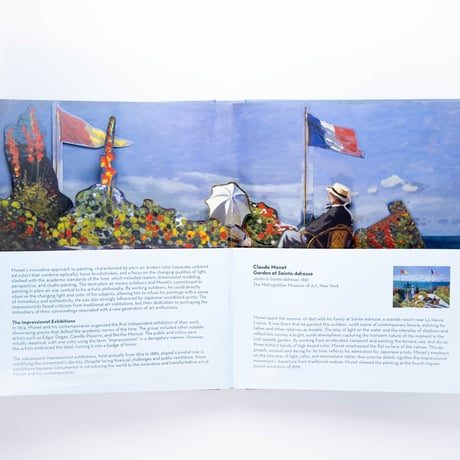 MONET Pop-up Book