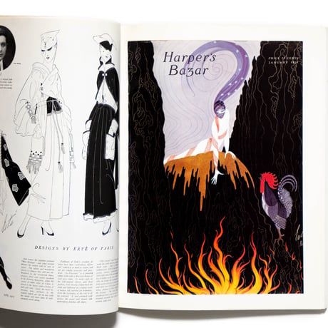 Designs by 'Erte : Fashion Drawings and Illustrations from 'Harper's Bazaar'