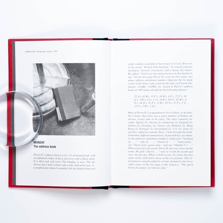 Sophie Calle: The Address Book