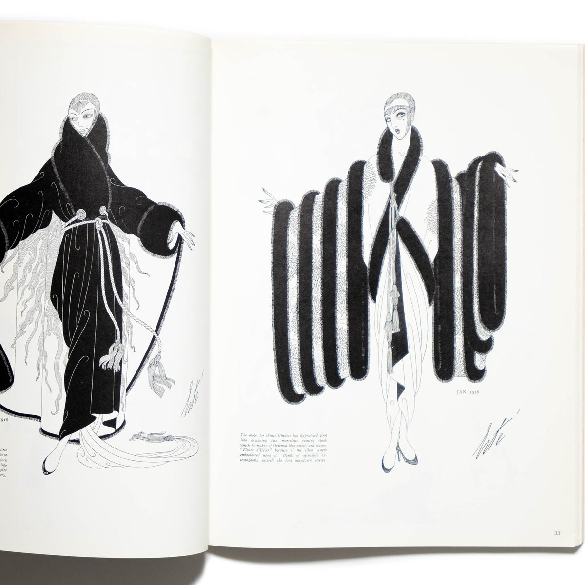 【追加画像】洋書　Designs by Erte エルテ　ハーパーズバザー 追加画像】洋書 Designs by Erte エルテ ハーパーズバザー
