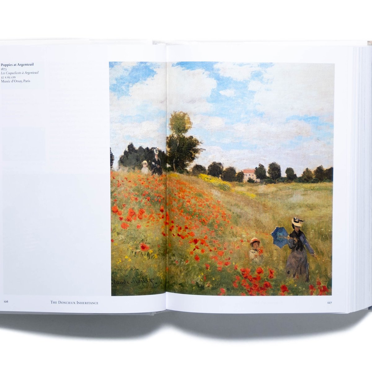 クロード・モネ、「Springtime」、厳選、希少大判画集・額装画