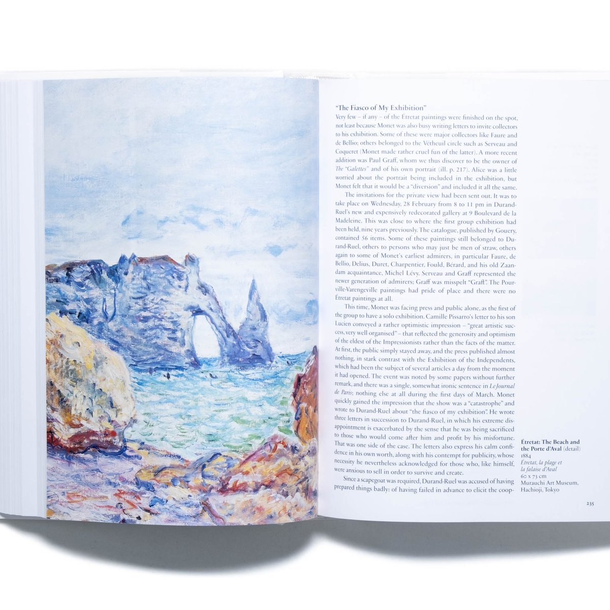 クロード・モネ、「荒天のエトルタ」、希少な画集より、新品高級額 クロード・モネ、「荒天のエトルタ」、希少な画集より、新品高級額