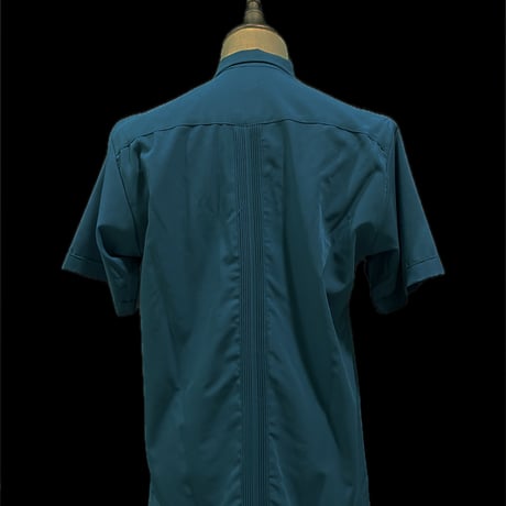 【予約】【半袖】【IMP-DE-11S-PEW-40】【 DEADSTOCK 】【S/S GUAYABERA】【PETROLEOxWHITE】