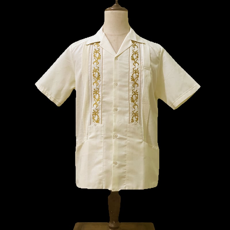ESG-20S-OFG】【 REJILLADA 】【S/S GUAYABERA】【OFF W