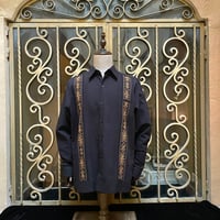 【2027年7月31日までにお届け】【受注生産】【長袖】【 ESG-32L-BG 】【 L/S GUAYAMISA 】【BLACK x GOLD】 【黒 x 金】