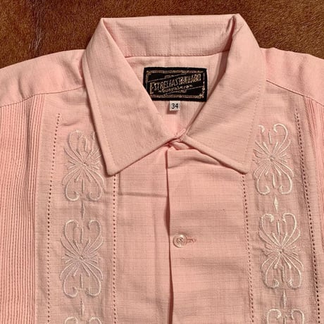 【2027年7月31日までにお届け】【受注生産】【半袖】【 ESG-01S-LPW 】【 REJILLADA 】【 LIGHT PINK x WHITE 】【 ライトピンクx 白 】