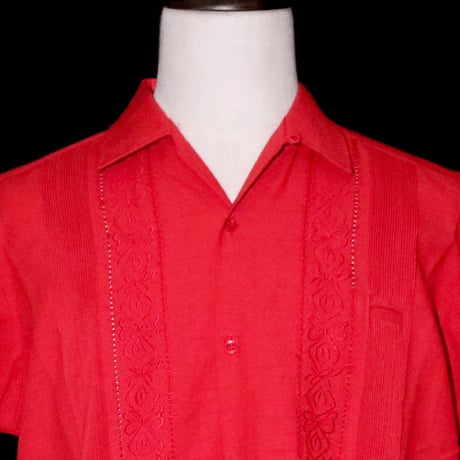 【半袖】【S/S REJILLADA 】【 ESG-101S-RO-5】【COTTON/POLYESTER】【 ROJO 】【 赤 】