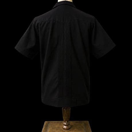 【ESG-20S-BS】【REJILLADA 】【S/S GUAYABERA】【BLACKxSILVER】 【黒x銀】