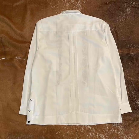 【2027年7月31日までにお届け】【受注生産】【長袖】【ESG-20LP-WB】【 REJILLADA CIPRE 】【 POLYESTER 】【 WHITE x BLACK 】【 白 x 黒 】