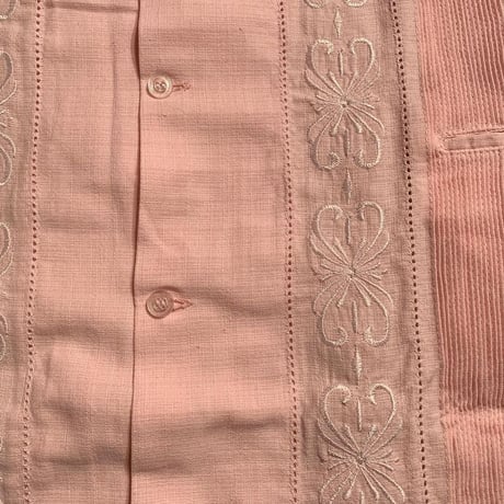 【2027年7月31日までにお届け】【受注生産】【半袖】【 ESG-01S-LPW 】【 REJILLADA 】【 LIGHT PINK x WHITE 】【 ライトピンクx 白 】