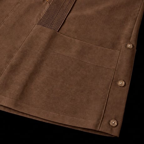 【ご注文日より１年以内にお届け】【受注生産】【半袖】【 ESG-01S-BRG 】【 S/S GUAYABERA 】【 REJILLADA 】【 BROWNxGOLD 】【 茶色x金】