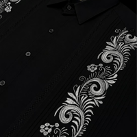 【受注生産】【2026年10月〜12月お届け】【半袖】【ESG-30S-BS】【 S/S GUAYAMISA 】【BLACKxSILVER】【 黒x銀】